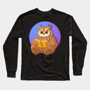 Story Time with a Cute Owlbear Long Sleeve T-Shirt